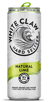 White Claw Natural Lime Single Can